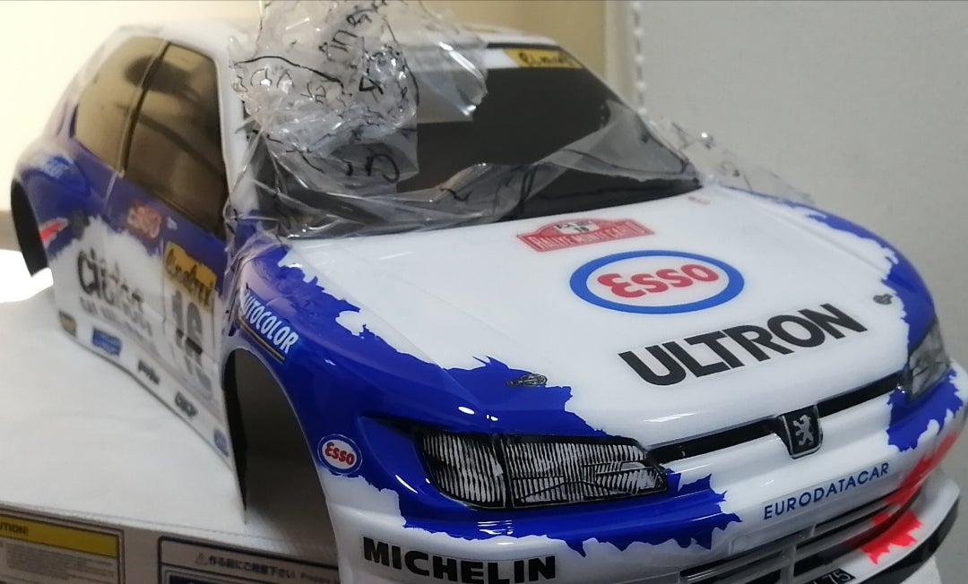 タミヤ プジョー306 1/10ボディ | 気まぐれカーモデル製作日記