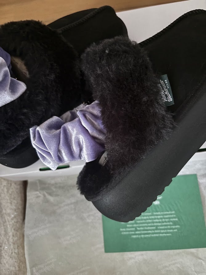 ロックフィッシュウェザーウェアのムートンサンダル | らきのなんとか