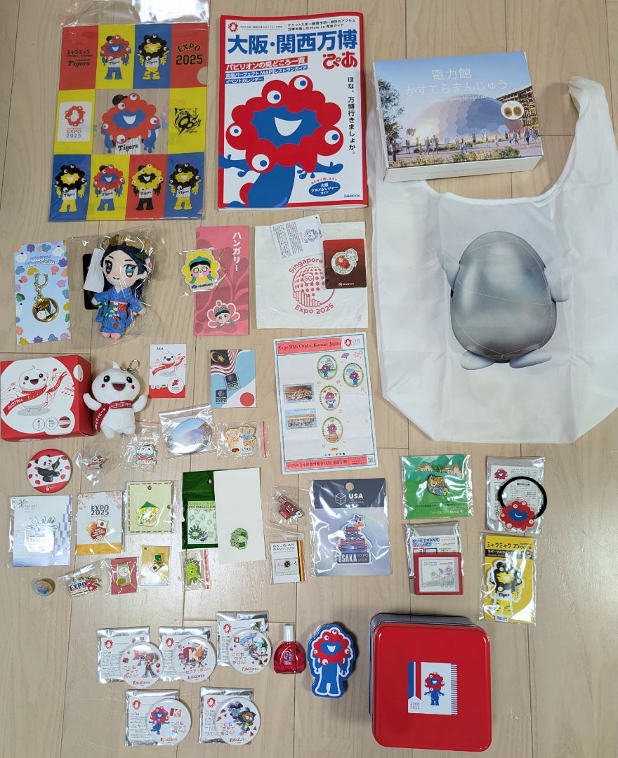 万博買った物＆もらった物一覧＆おカネまとめ①☆ぼっち大阪関西万博36
