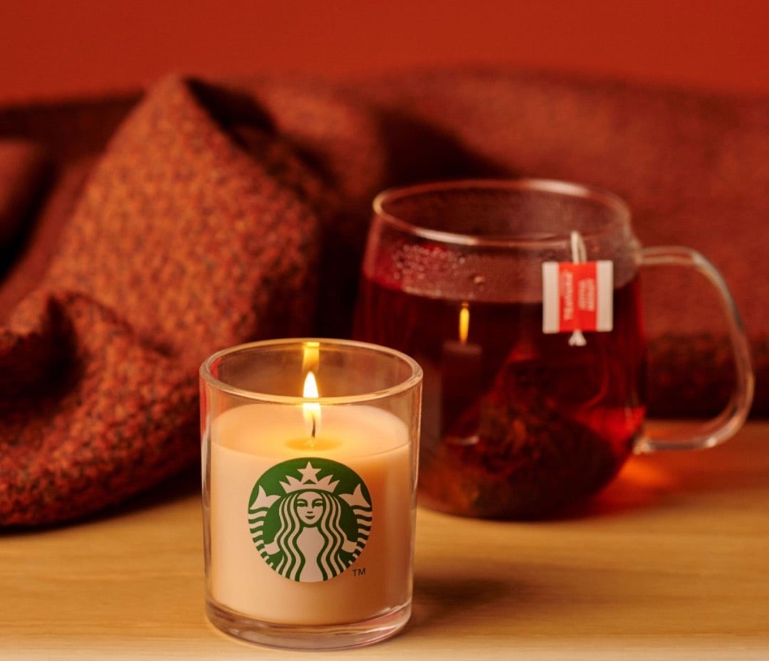 スタバ クリスマス♪初登場のキャンドル買ってみた♡ スターバックス
