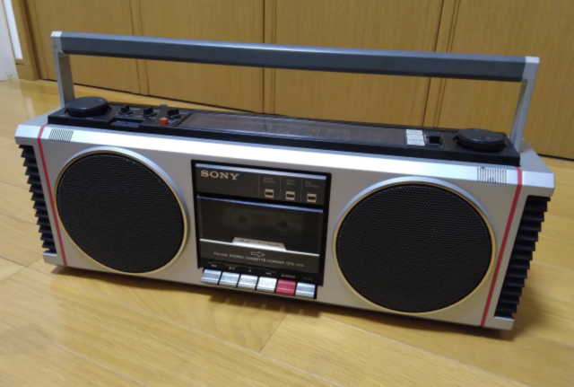 昭和レトロ？ソニーのステレオラジカセ CFS-450を修理（レストア）する