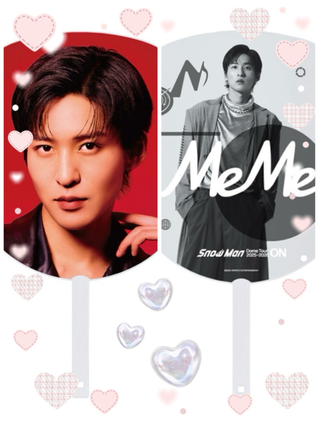 Snow Man Dome Tour グッズ目黒蓮うちわ | めめの笑顔と優しさに癒されて