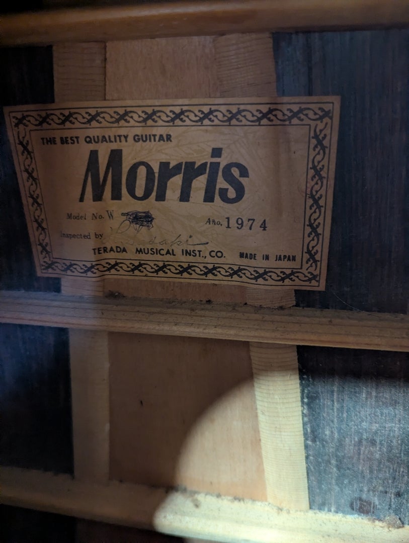 No∶7 Morris W-40 1974年製初期物 ハカランダ | ゆずマンのギター