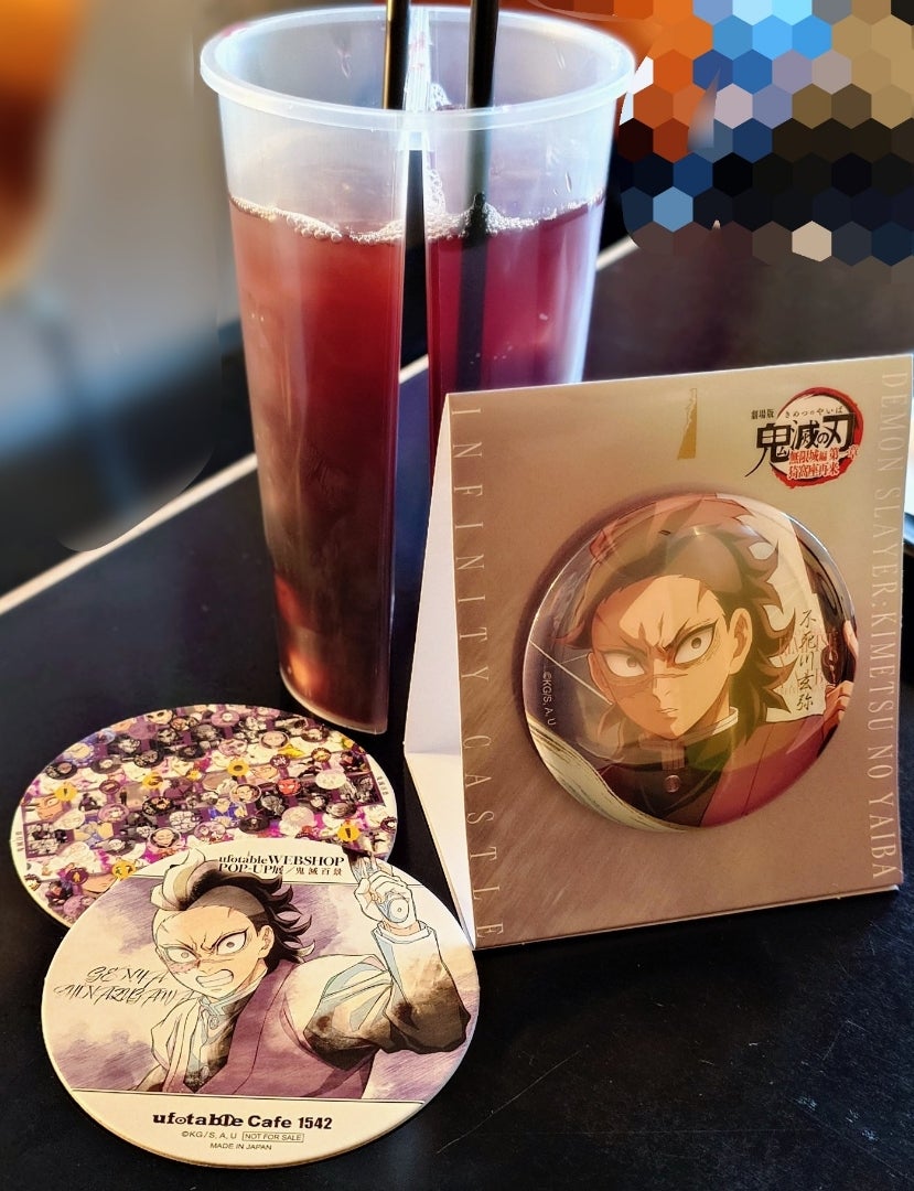 12)鬼滅の刃 不死川実弥 隊士百景ツインドリンク コースター 10枚