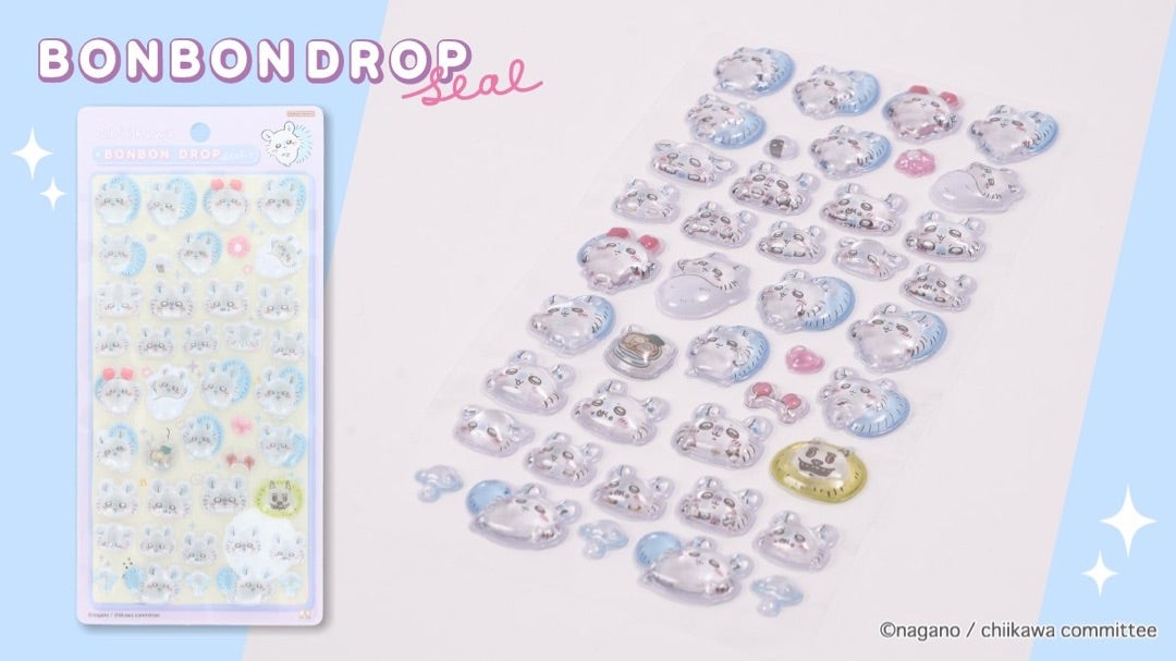 ちいかわ ボンボンドロップシール 第2弾 3種セット ちいかわ 新作 第二