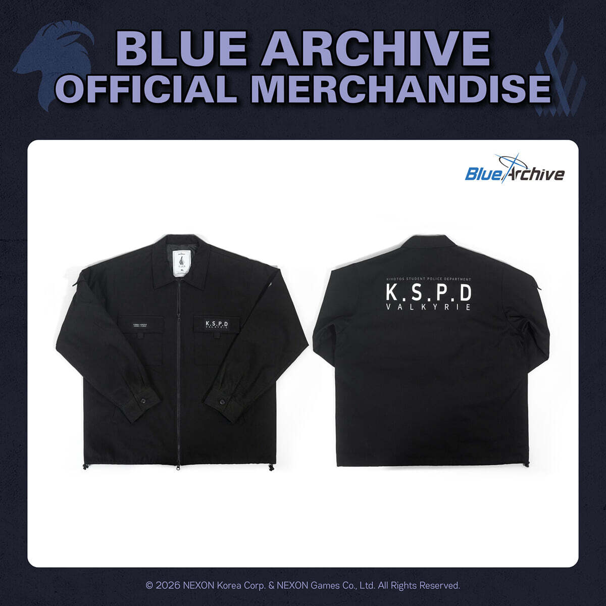 ブルアカ 4周年公式MD情報！SRTジャンパー、ヴァルキリージャケット
