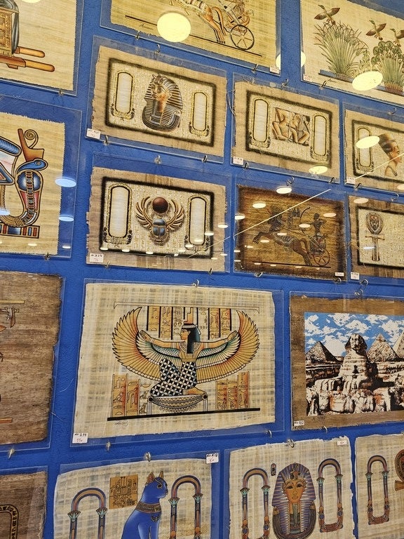 エジプト旅行(7-3) エジプト土産「パピルス」 | しゅなのブログ