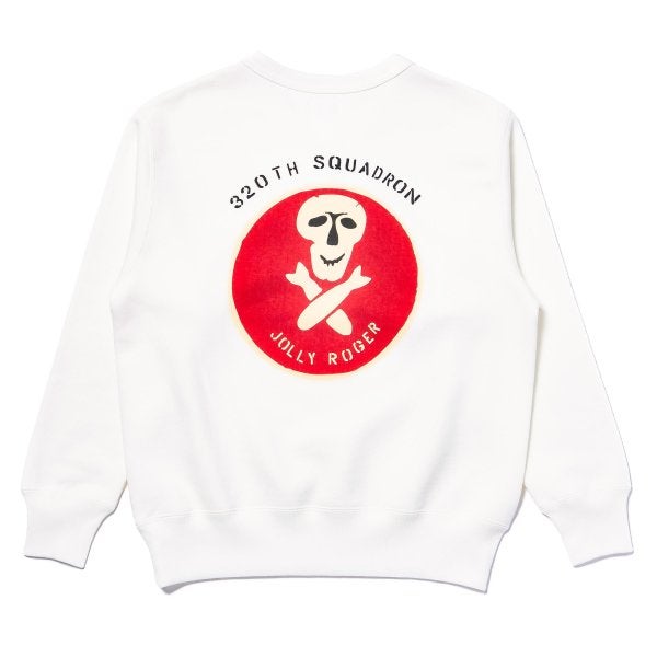 10オンス生地を使用したミリタリープリントスウェットシャツ