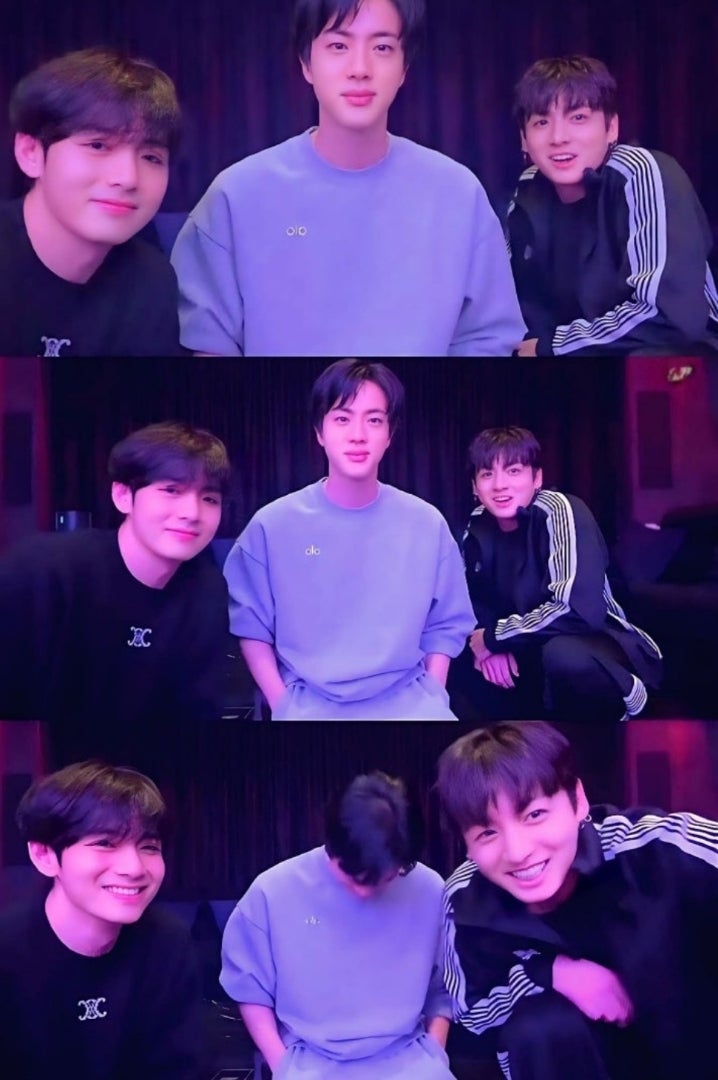 ジン､テテ､グクWeverseライブ♡ | ジンWeverse投稿 | ❤防弾少年団 BTS