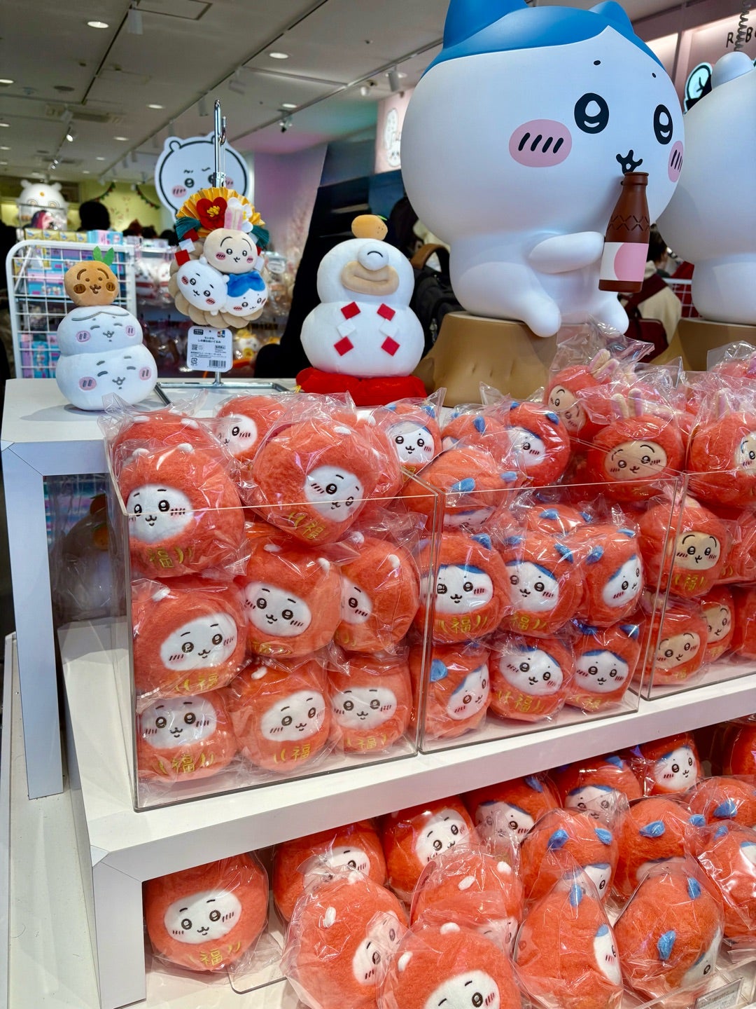 ちいかわらんど 招福ハチワレマスコット/ぬくぬく装いマスコット