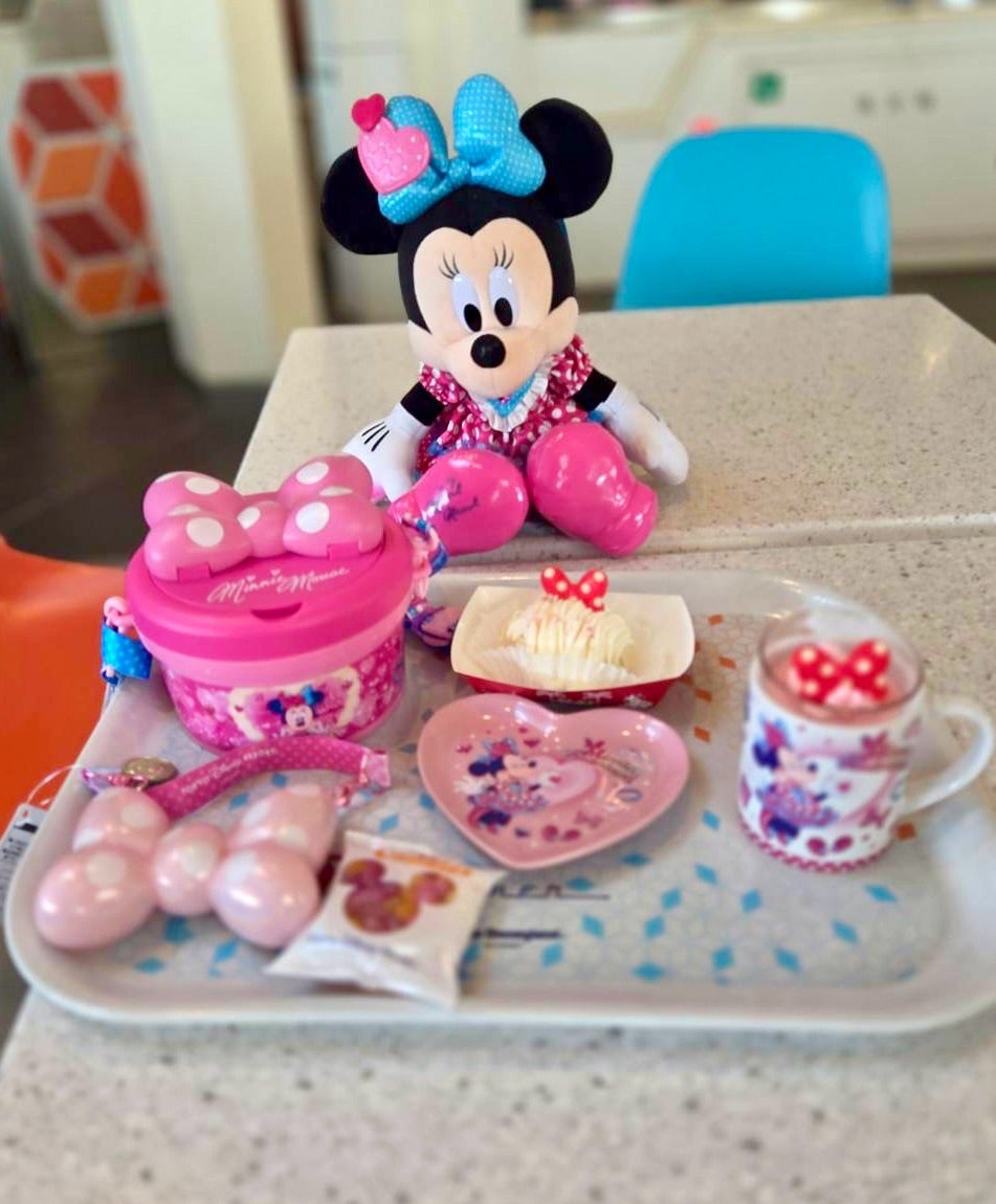 リボンが立つよ！畳めるのが嬉しいミニーちゃんだらけのポップコーン