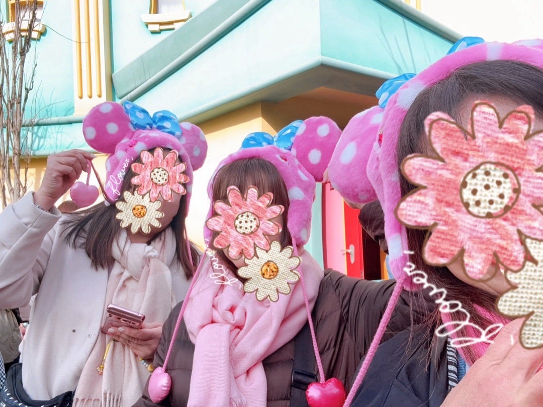 トレーナー、ファンキャップ、キャップ ミニーのファンダーランド