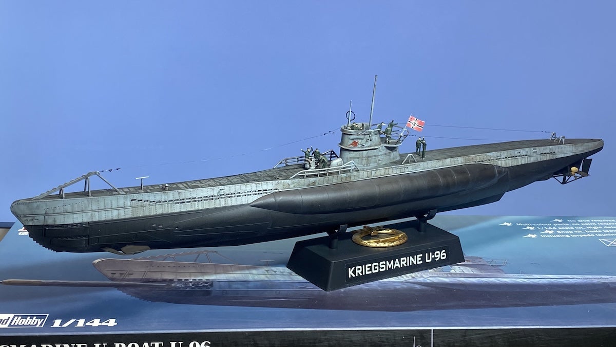 U-96 独潜 内部構造再現モデル 1/144 観賞用Ln509 映画『Uボート』公開