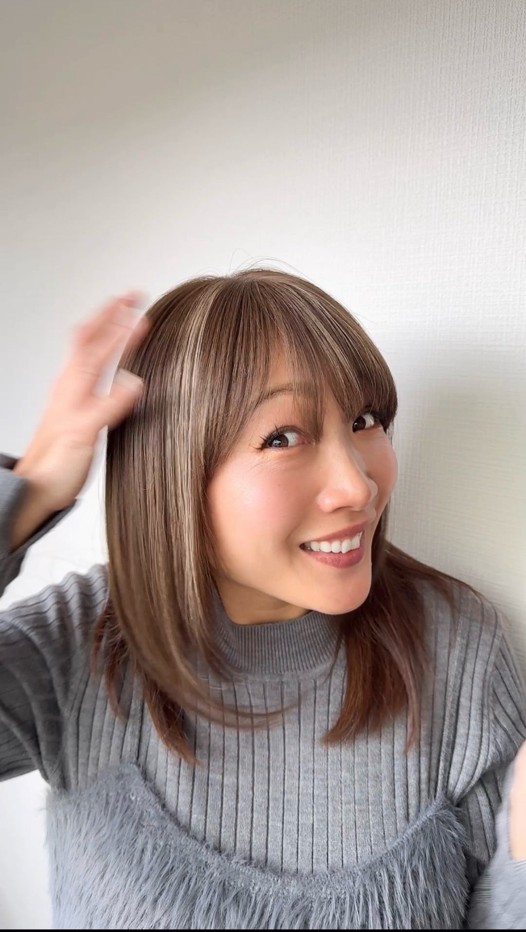 百合子ウィッグ チップスピース ハイライト入り ヘアピース | 百合子