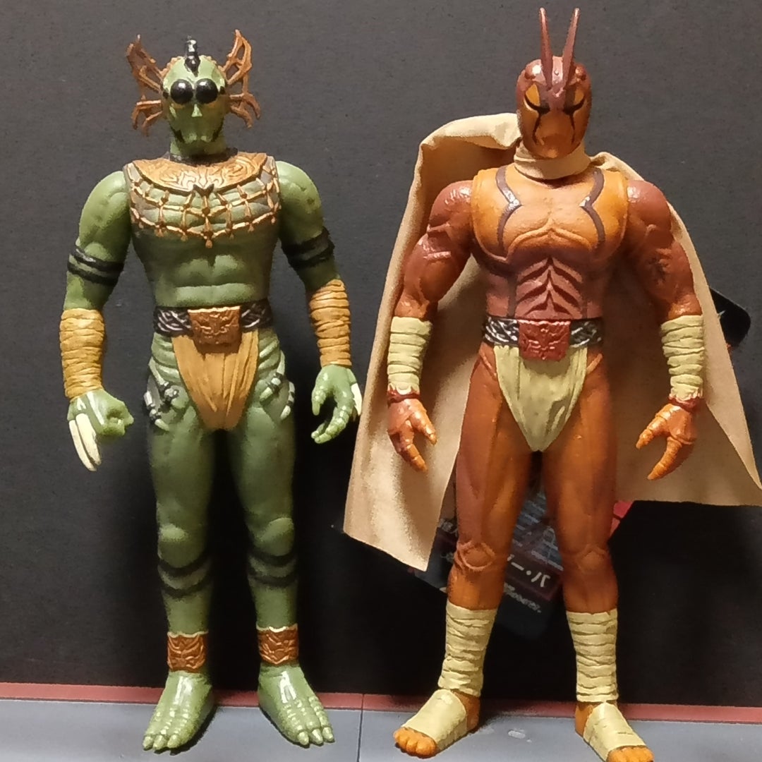 超クウガ展 グロンギパート ＆ 仮面ライダー怪人シリーズ ソフビ