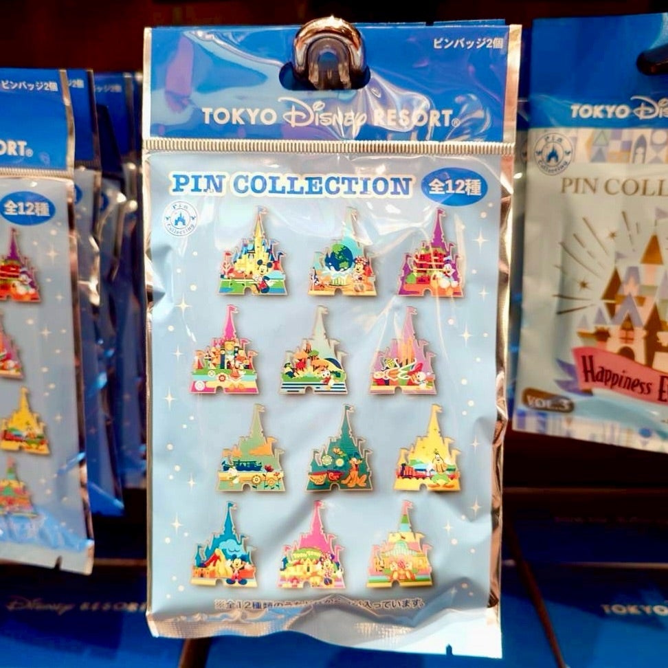 どれが出るかな？東京ディズニーリゾート シンデレラ城型ピンバッジ新