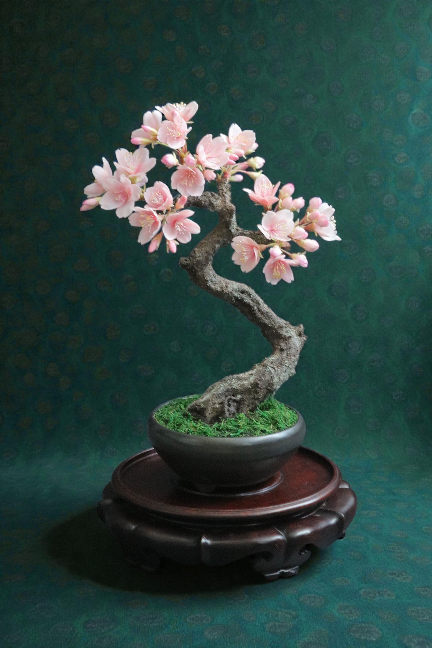 盆栽 bonsai 桜 満開 アート盆栽 クラフト盆栽 | 本物そっくり造花専門