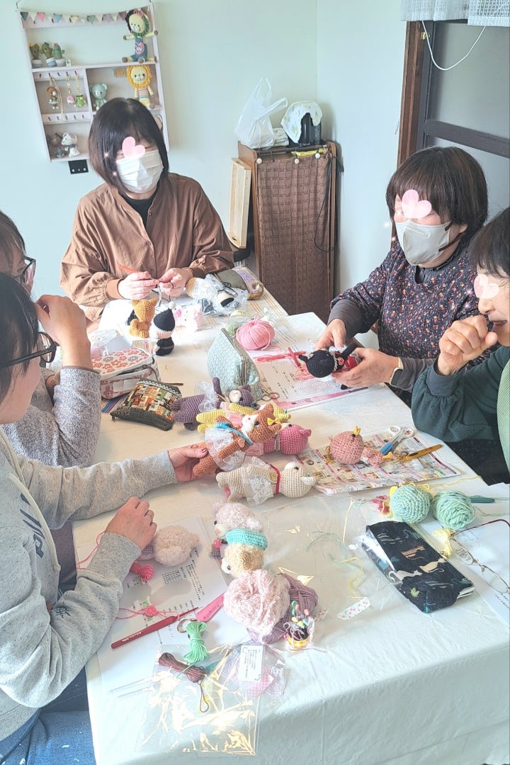 あみぐるみが繋ぐ出会い♡一緒に楽しい時間を過ごすアトリエレッスンで