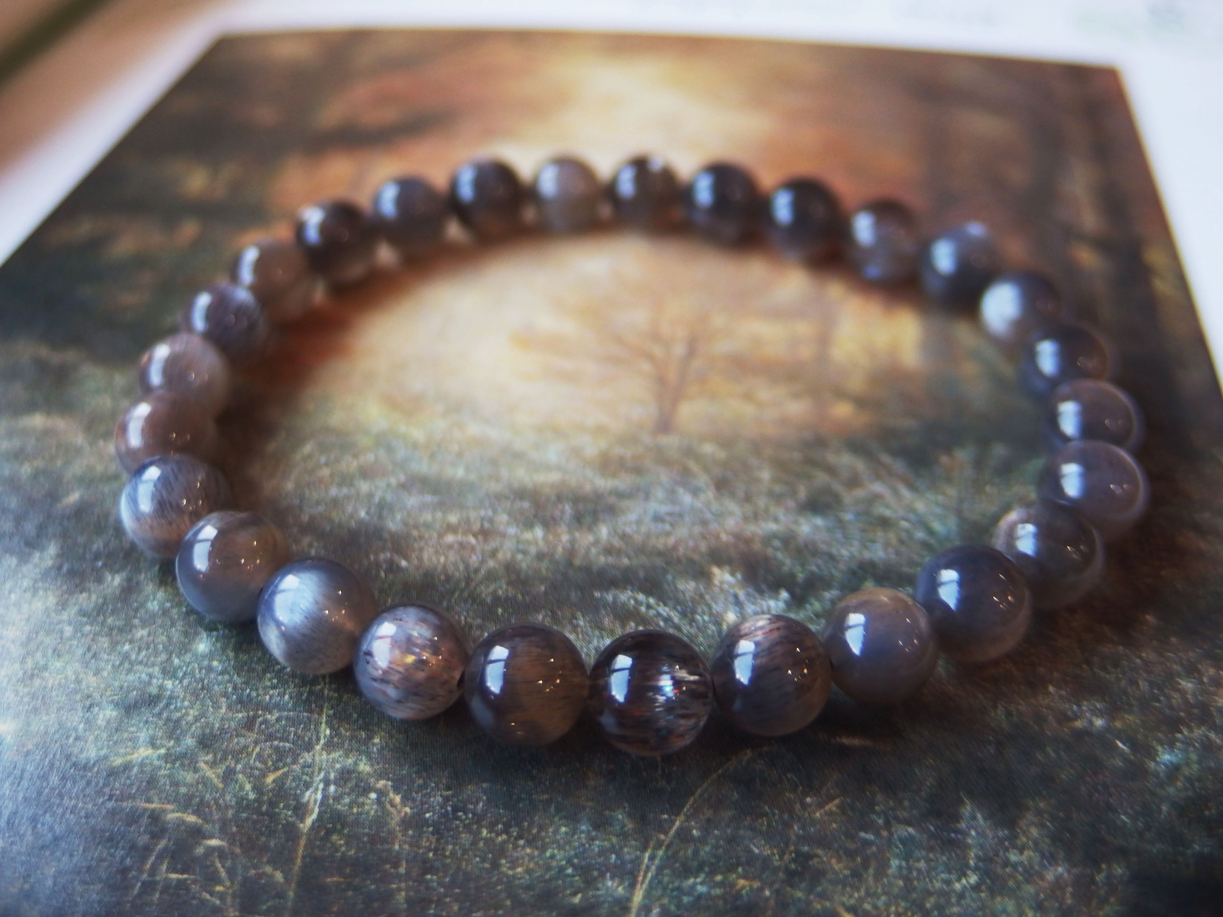 ブラックサンムーンストーン ブレスレット | Gems〜ジェムズ〜