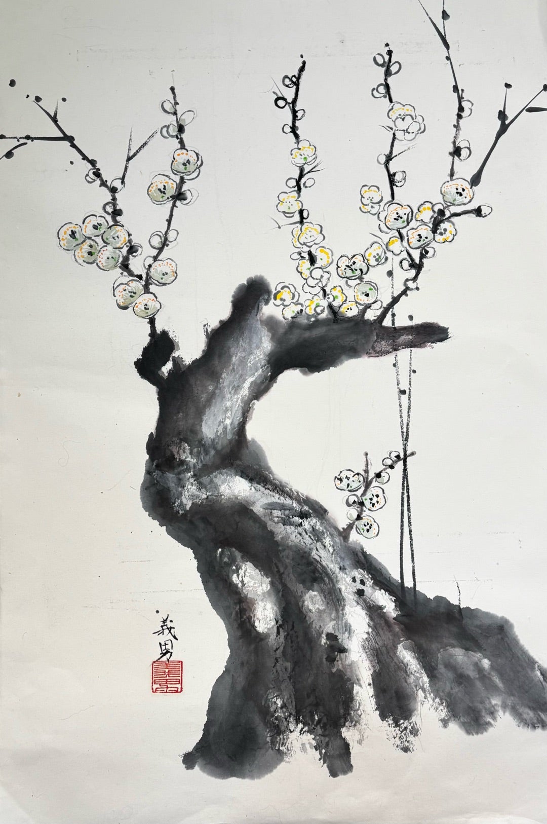 父の水墨画。 | Oの家。