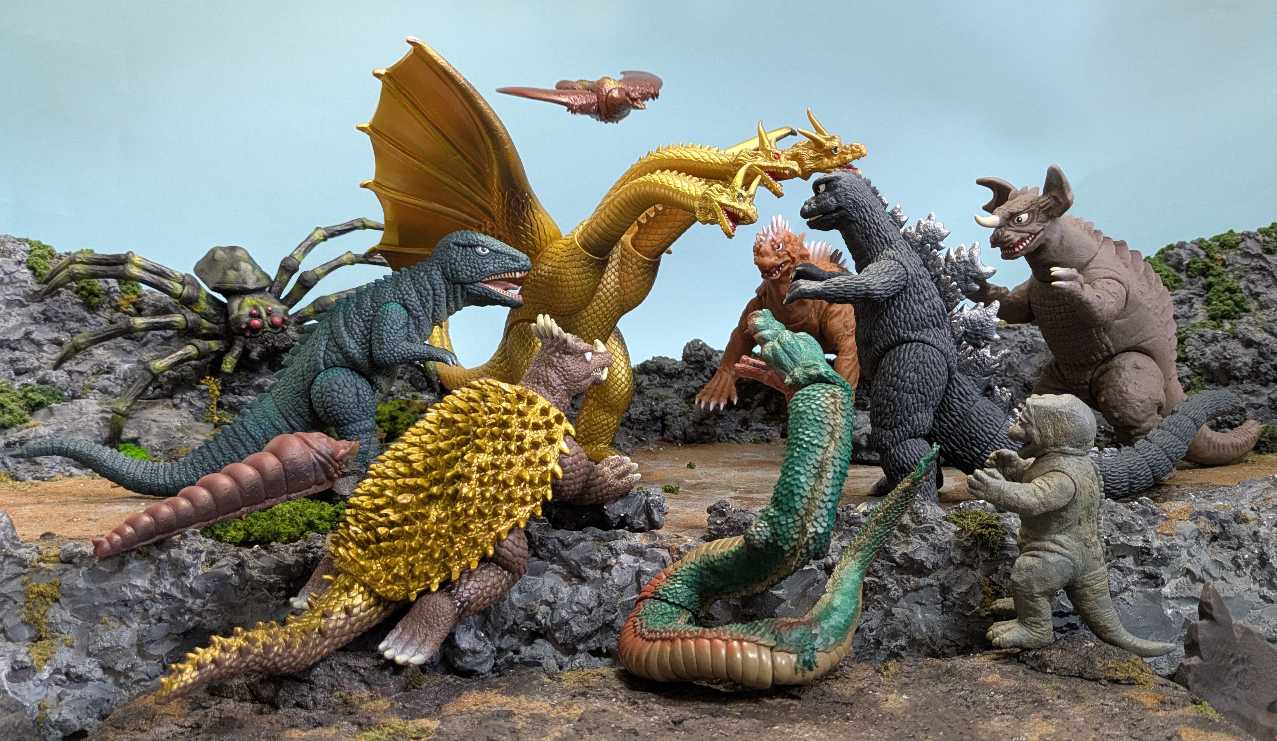 プレミアムバンダイ限定】怪獣総進撃セット キター(ﾟ∀ﾟ)ー【ムービー