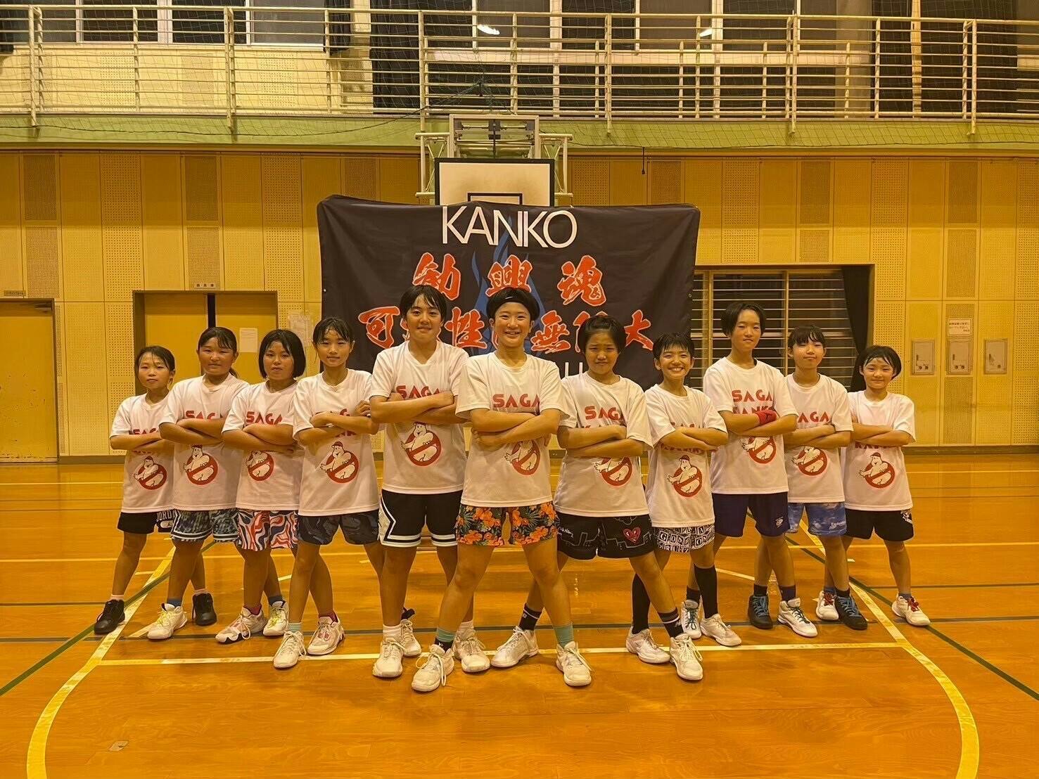 ミニバス全国大会 全力でプレーし、佐賀県のバスケット界を盛りあげ