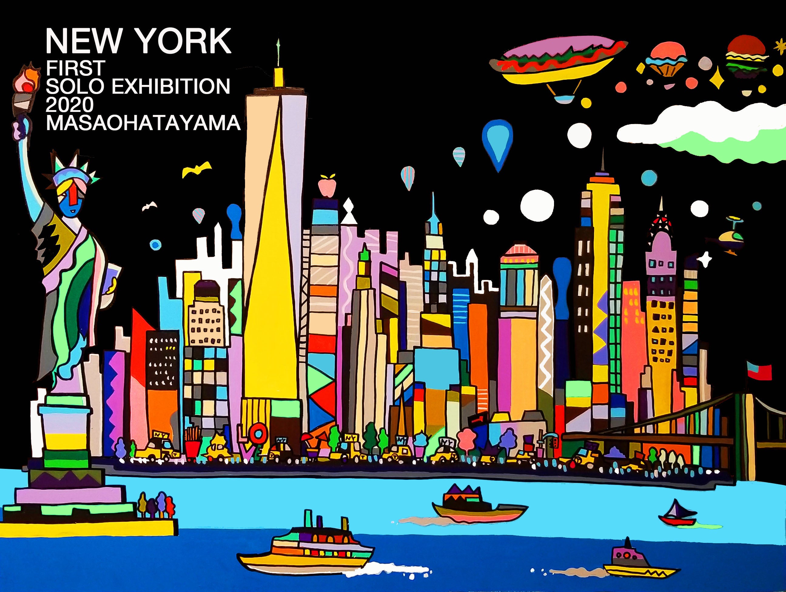 第二弾！色の奇才”ハタヤママサオ”のニューヨーク初個展をみんなで