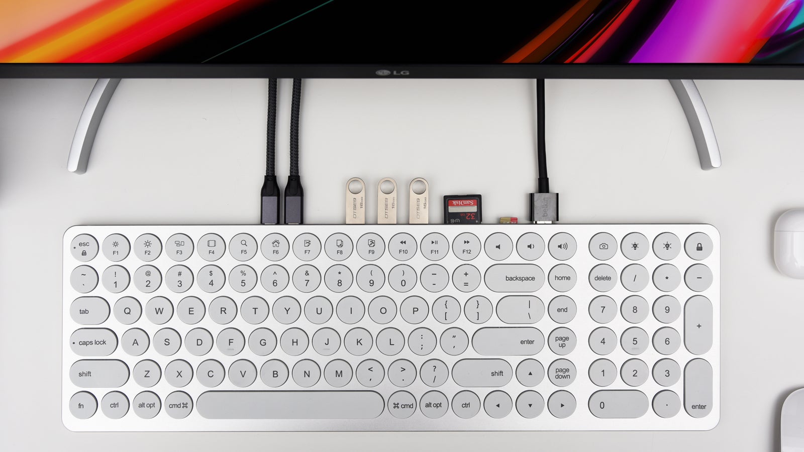 9in1 USBハブ付きキーボード「KOLUDE」登場！【シザースイッチ式