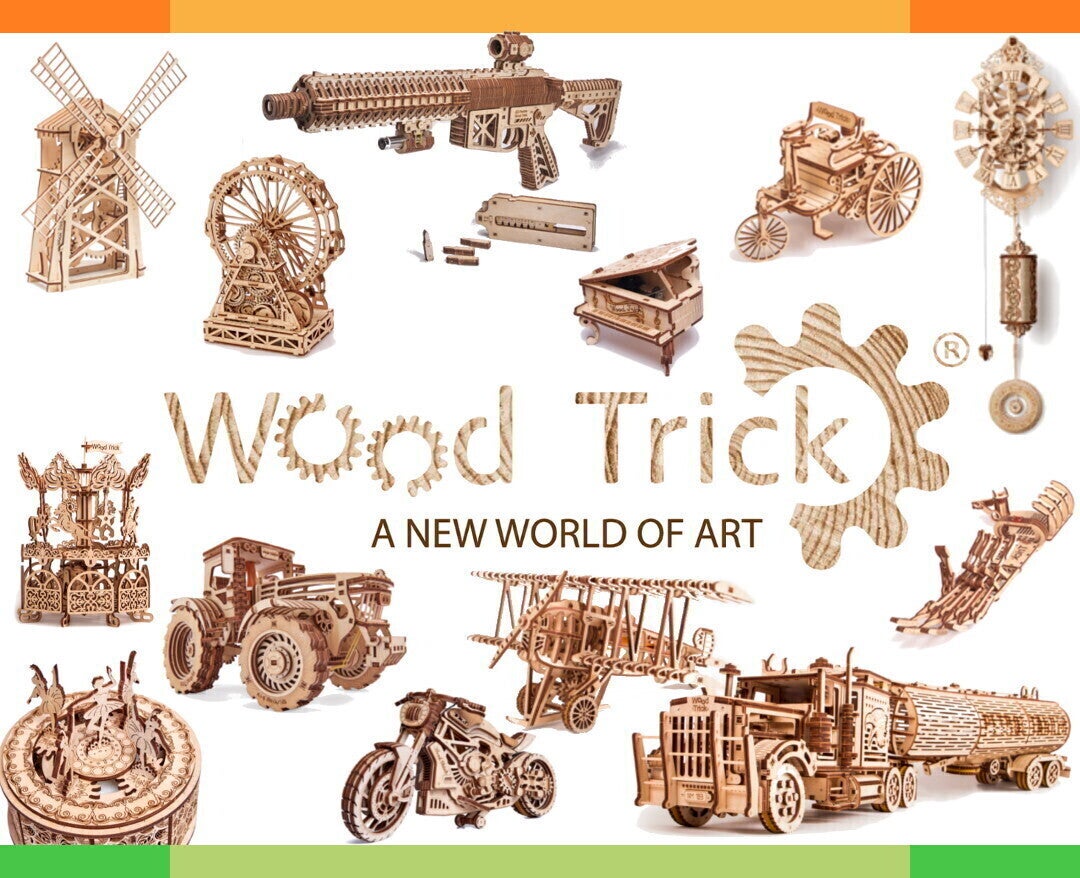 完成美に酔いしれる。大人の為の精巧で美しい木製3Dパズル【Wood Trick