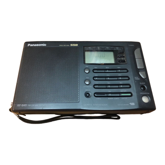 Panasonic RF-B45 Manuals | ManualsLib