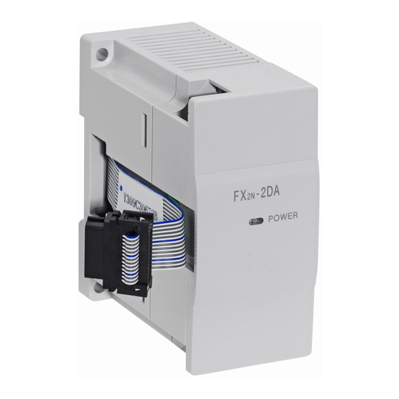 MITSUBISHI ELECTRIC FX2N-2DA USER MANUAL Pdf Download | ManualsLib