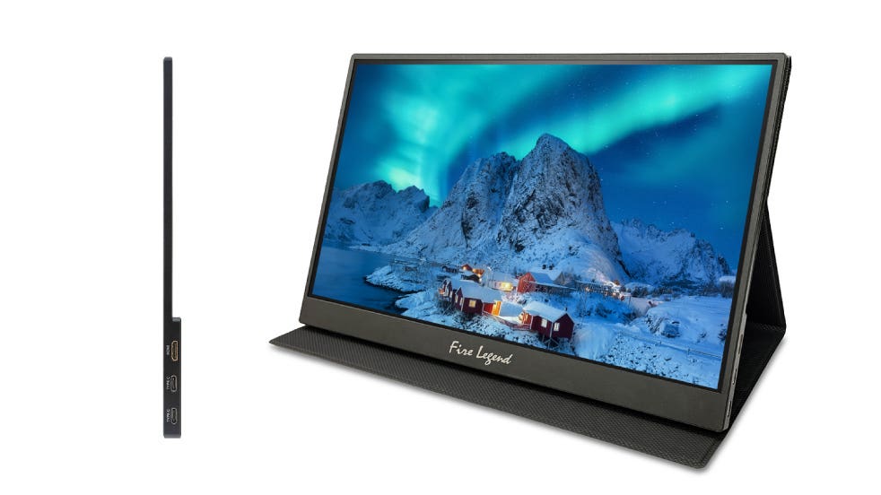 Upperizon モバイルモニター 15.6インチ タッチパネル FHD 10