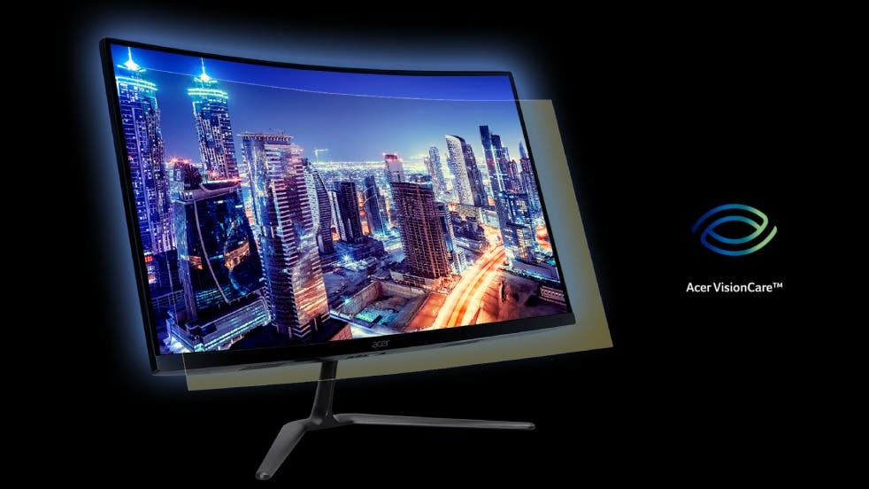 Acer Nitro 湾曲 ゲーミングモニター 27インチ フルHD VA 非光沢 180Hz