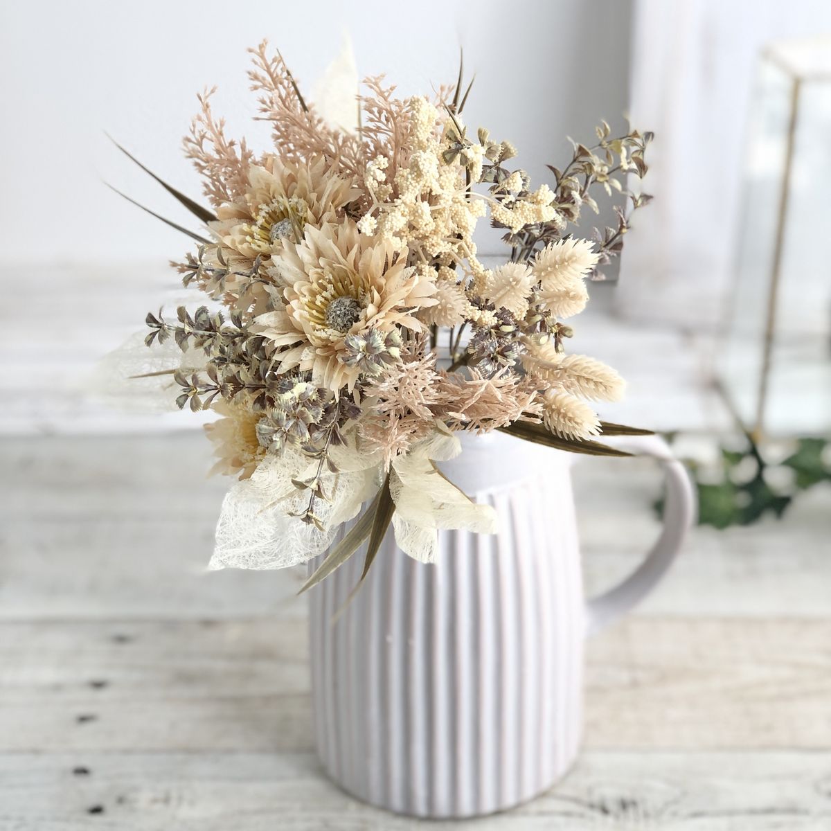 即日☆【造花】MAGIQ東京堂/マルグリーミックスブーケ #13 BE/YL