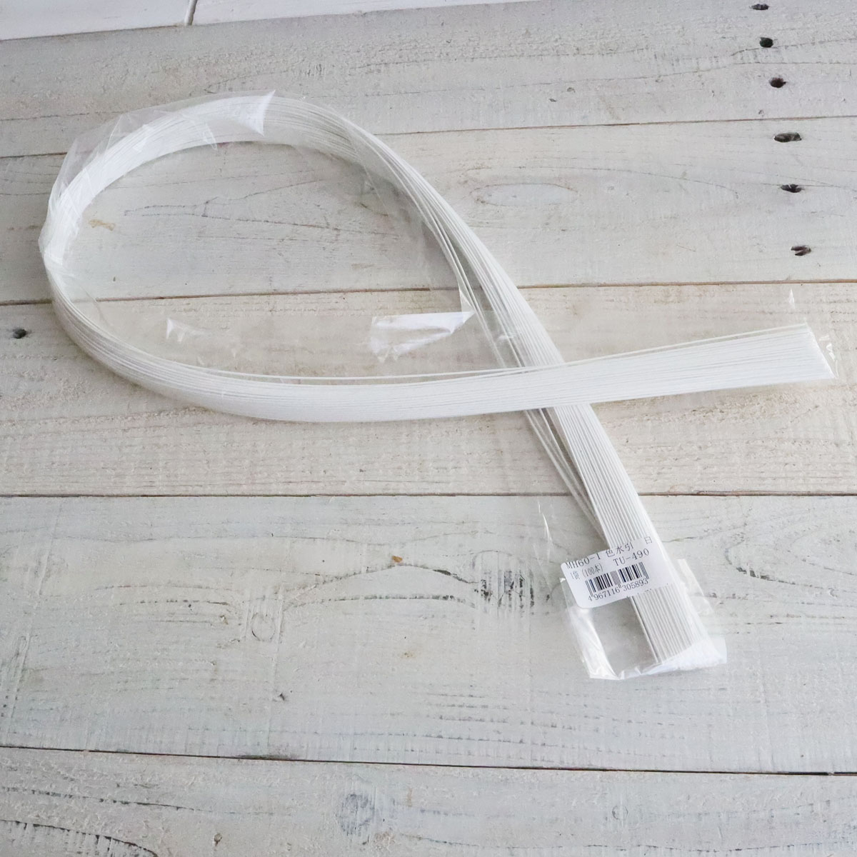 即日☆東京堂/色水引 #001 白 100本/MH000060-001 - 花材通販はなどん