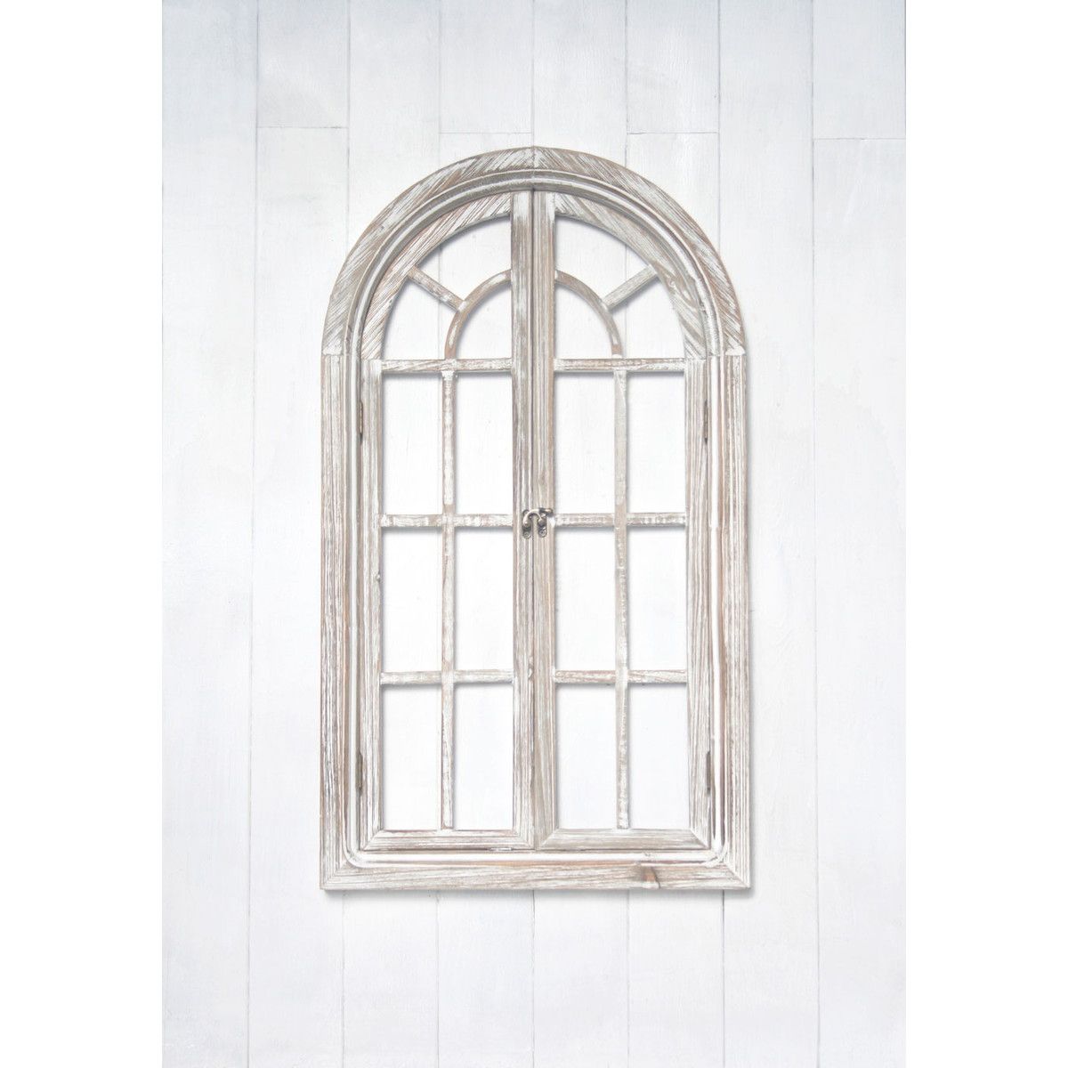 即日☆大同クラフト/ウッドウィンドウフレーム・アーチ アンティーク