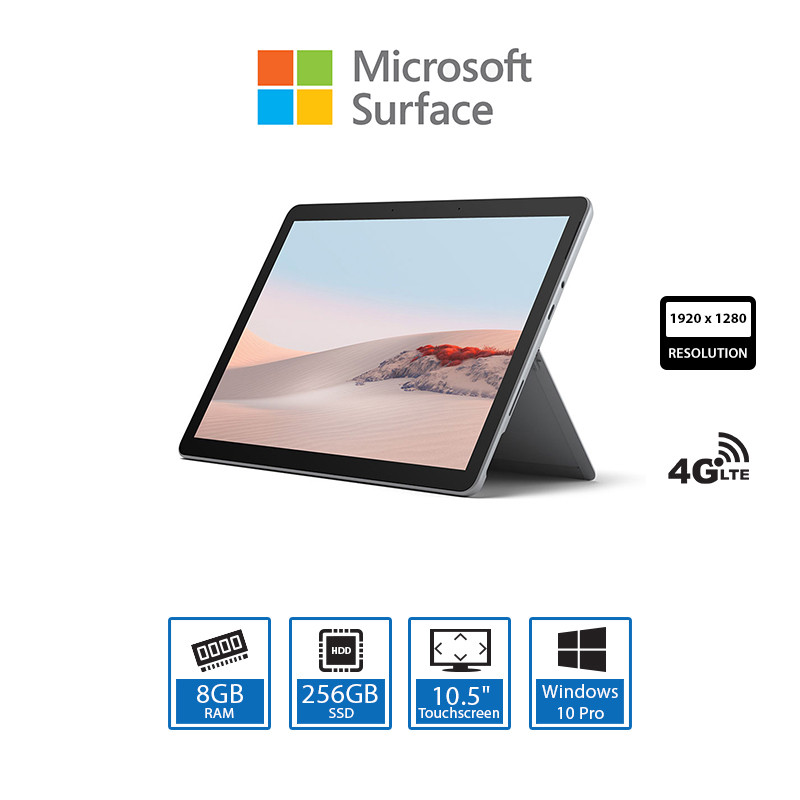 Microsoft Surface Go 2 Tablet Intel Core m3-8100Y 8GB RAM 256GB