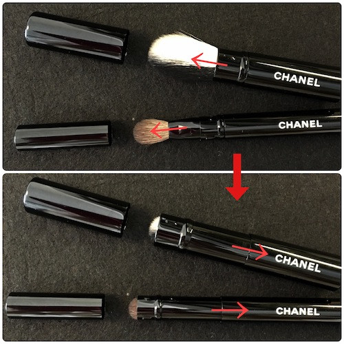 シャネル【現品サイズ！】メイクブラシセット2017【ホリデイ特別限定品