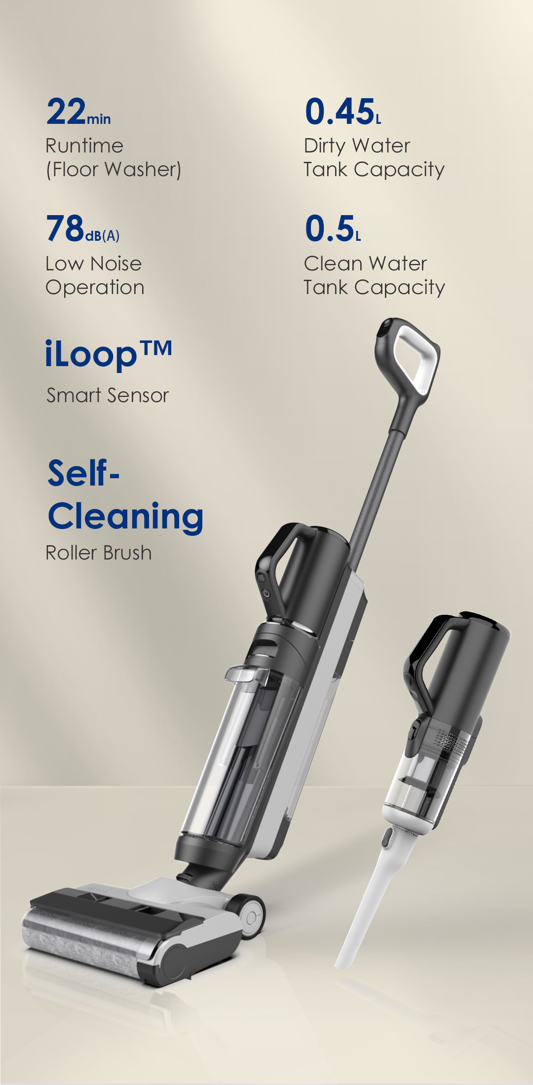 Tineco FLOOR ONE S5 Combo: All-in-One Cordless Floor Washer for