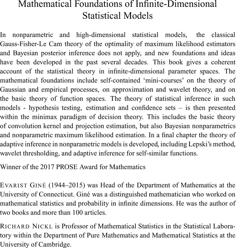 Frontmatter - Mathematical Foundations of Infinite-Dimensional