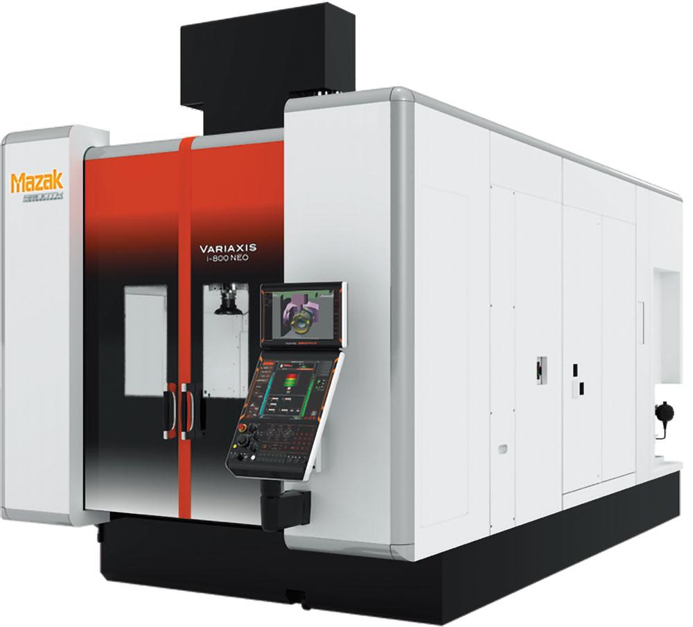 Mazak Variaxis i-800 NEO VMC equipped with new control