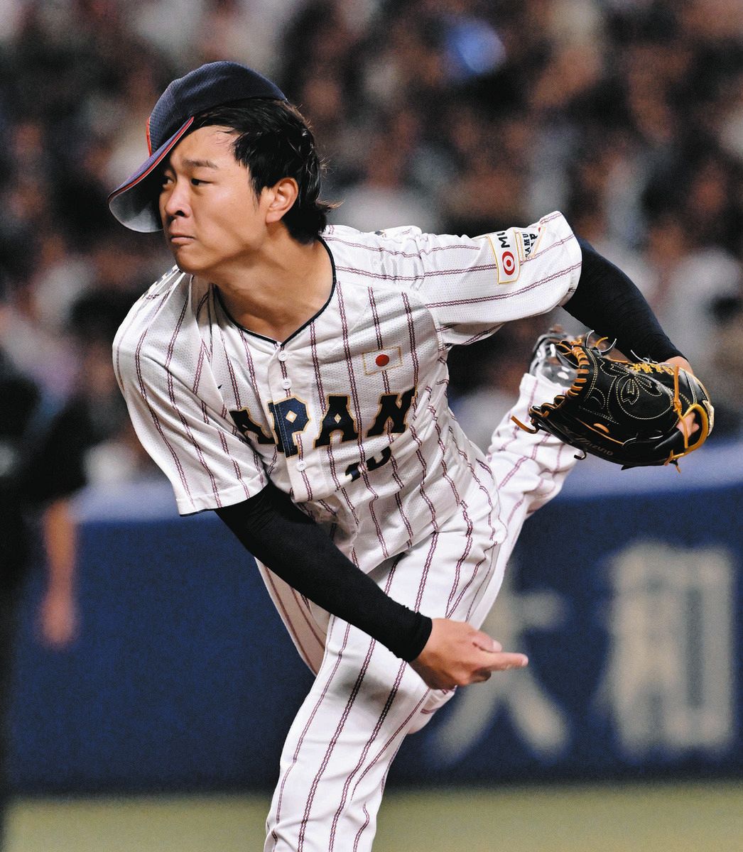 中日・高橋宏斗、侍ジャパン先発は3イニング50球で降板 4安打1失点