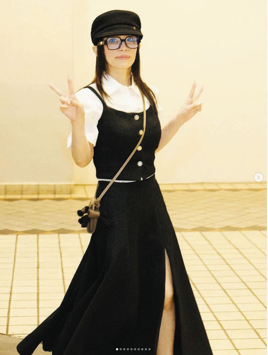 ◇浜崎あゆみ、「雰囲気が違う」と話題のオフショット【写真複数】：中