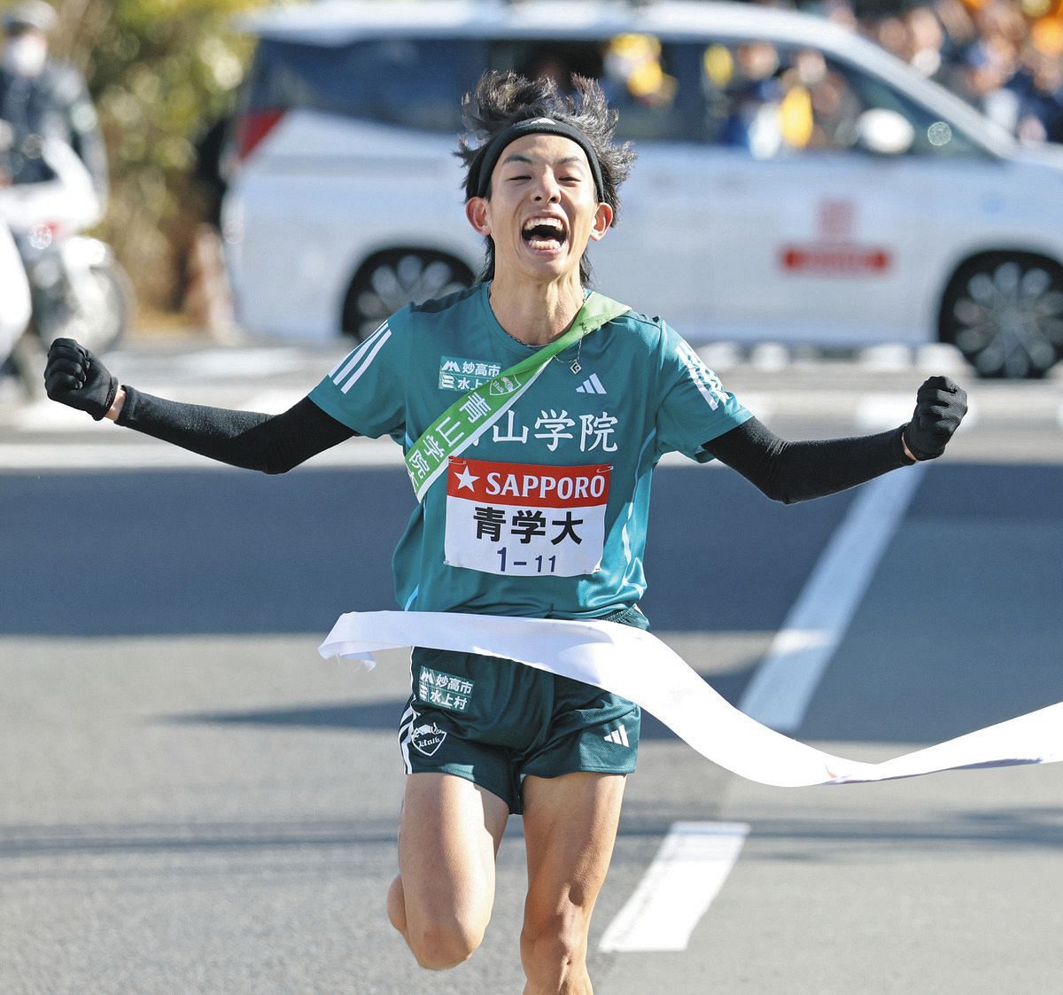 青山学院大・原晋監督が絶叫「シン・山の神、誕生です！」最大3分24秒