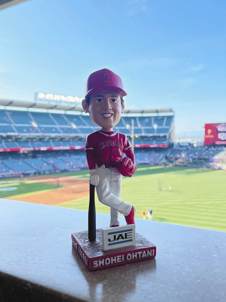 これは欲しい！ 大谷翔平バブルヘッド人形、エンゼルス－アストロズ戦