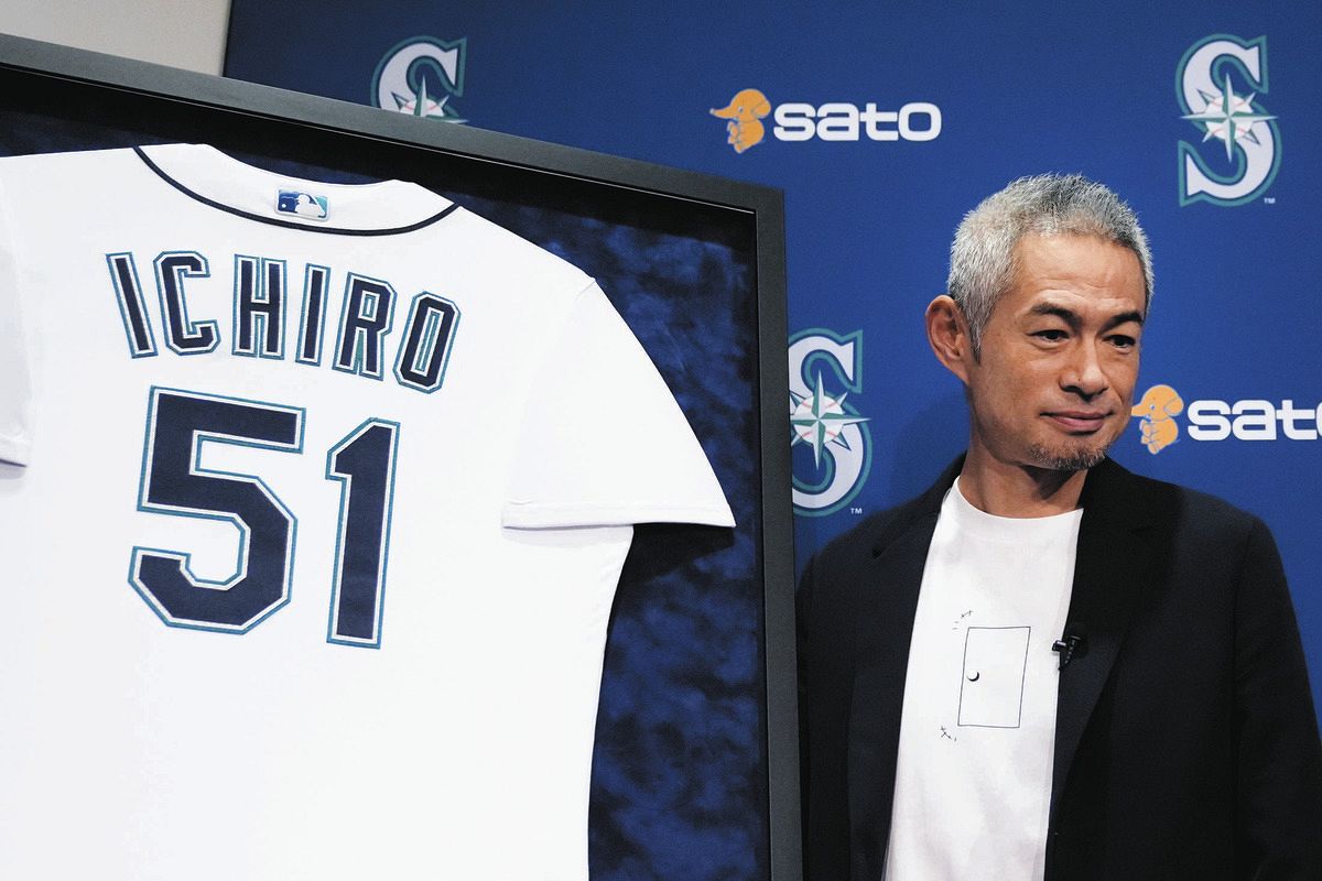 イチローさん殿堂入り、マリナーズ「51」永久欠番に… 『剛速球がハト