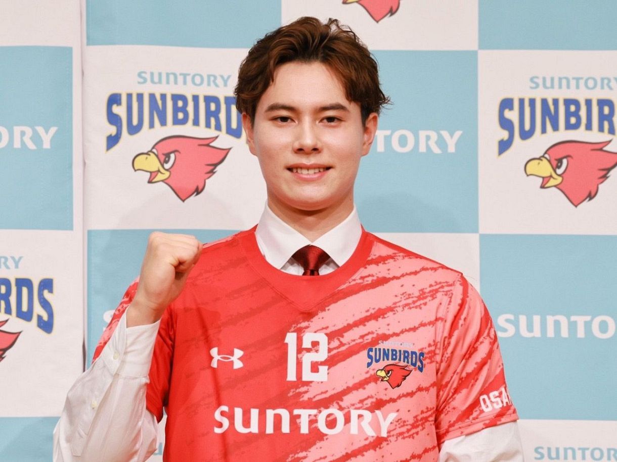 バレーボール】高橋藍、サントリーサンバーズ入団会見 「『やってみな