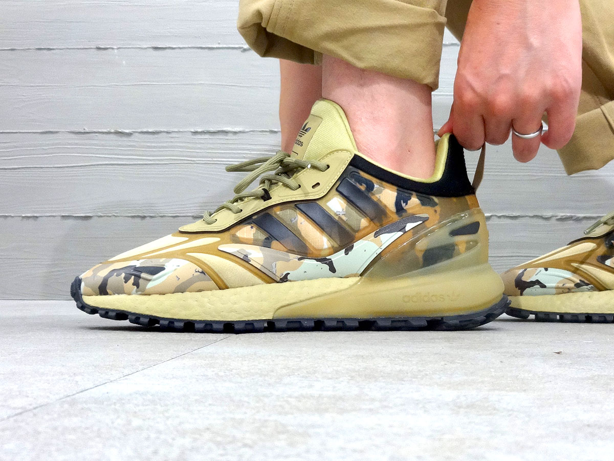 ブーストを搭載したアディダス「ZX」の最新作はカモフラ柄のトレイル