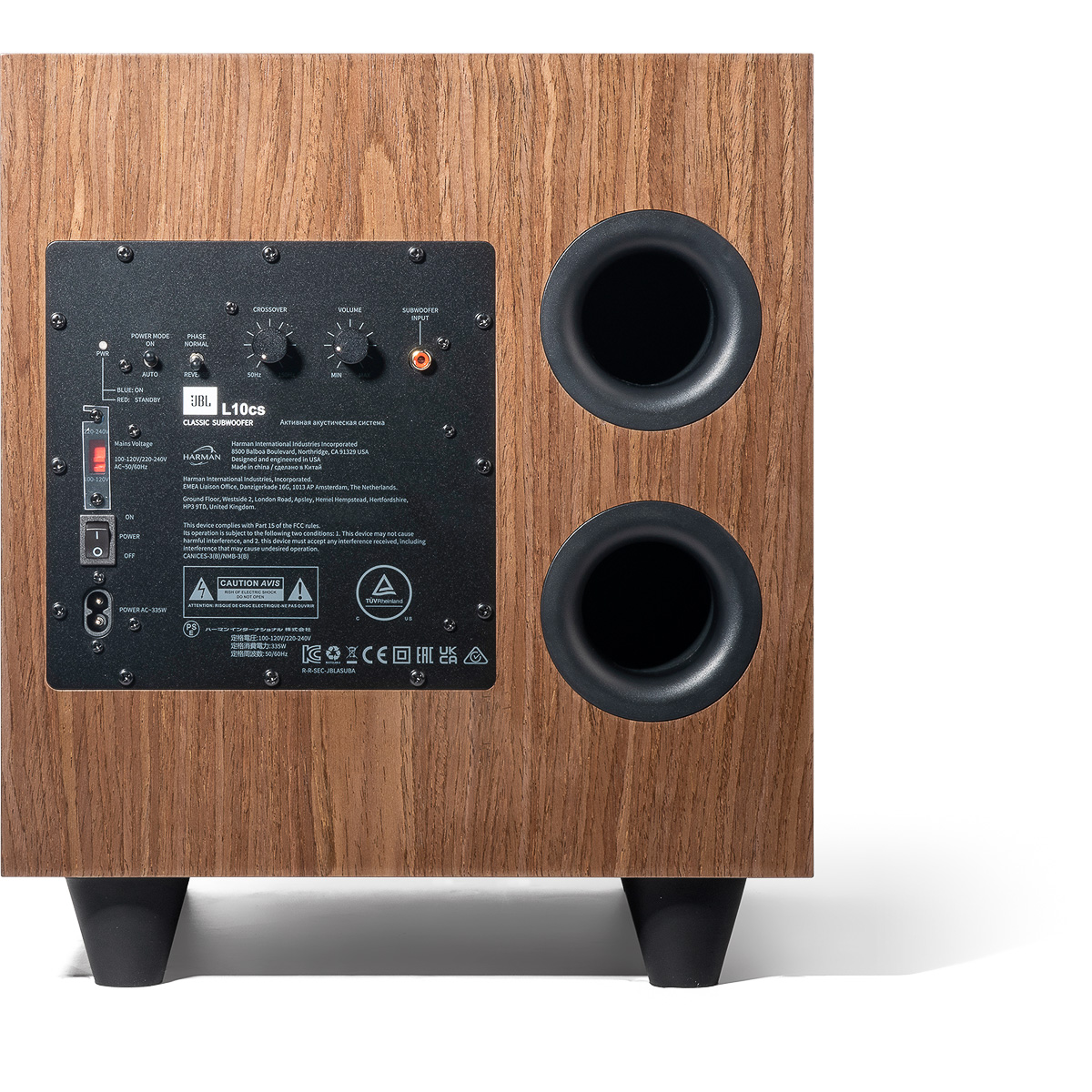 JBLの250mm大口径ウーファーがあれば自宅でも大迫力の重低音を楽しめる