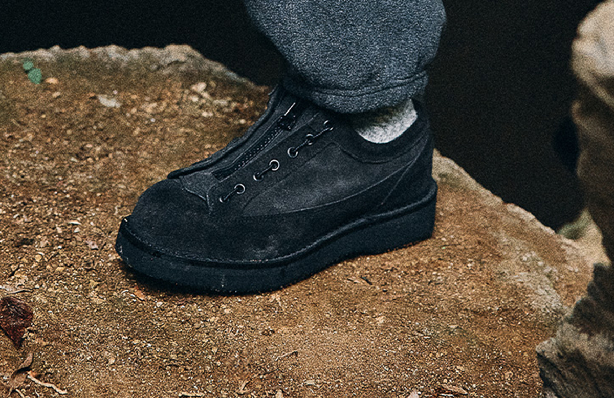 ダナーらしい重厚感溢れるデザインはそのままに、レザー＆スエードで